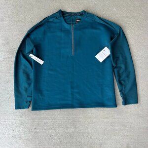 NWT Nike Tech Pack Hybrid Quarter Zip Long Sleeve Pullover Men’s L Teal Green